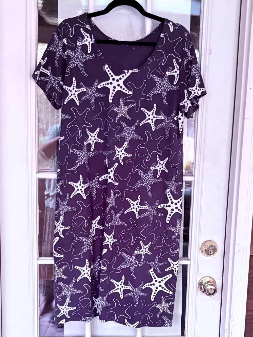 Fresh Produce Short Sleeve Starfish Dress.  Large